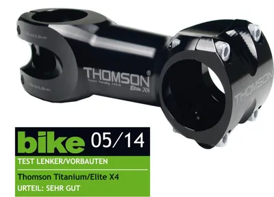 Zdjęcie produktu dla Głowica Thomson Elite X4 A-head 1 1/8 D10 70/31,8 mm czarna SM-E169-BLACK