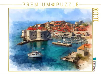 Produktbild von CALVENDO Puzzle Dubrovnik, Croatien | 1000 Teile Lege-Größe 64x48cm Foto-Puzzle für glückliche Stunden