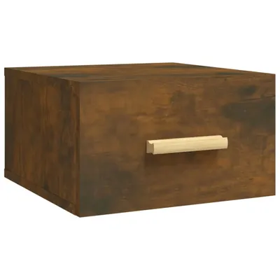 Immagine prodotto di vidaXL Comodino da parete in rovere fumé 35x35x20 cm