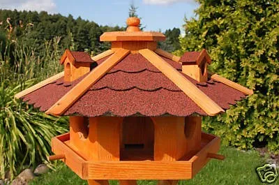 Produktbild von Vogelhaus, Vogelhäuschen mit Bitumschindeln, behandelt