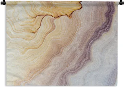 Produktbild von MuchoWow® Wandteppich Wandbehang Marmor - Textur - Sandstein - Gold - Marmoroptik 150x112.50 cm Tapisserie Dekoration Wandtuch - Wanddecke - Wandteppiche
