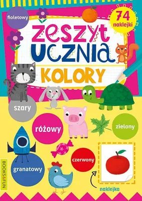 Image de Zeszyt ucznia do nauki kolorów dla najmłodszych