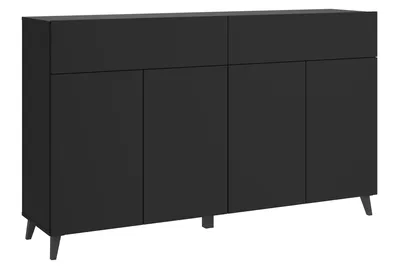 Produktbild von MINIO – Kommode LOKET, Sideboard 160 cm breit, Schwarz