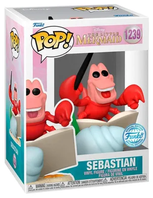 Produktbild von Funko POP! Disney Arielle, die Meerjungfrau Sebastian Vinyl-Figur 9 cm (Exklusiv)