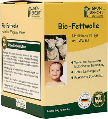 Produktbild von Grünspecht -Fettwolle 50 g