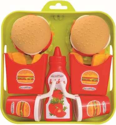 Produktbild von Ecoiffier Hamburger Set mit Tablett