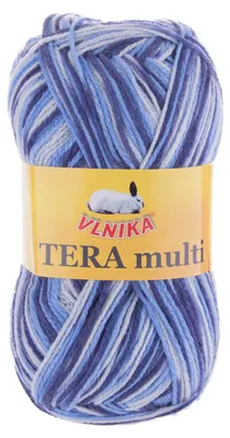 100g Strickgarn Häkelgarn TERA MULTI, Farbwahl - mehrfarbig bunt Farbverlauf