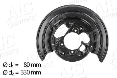 Produktbild von AIC Spritzblech Bremsscheibe für VW CRAFTER 30-50 Kasten (2E) Hinten Links 57837 Ankerblech