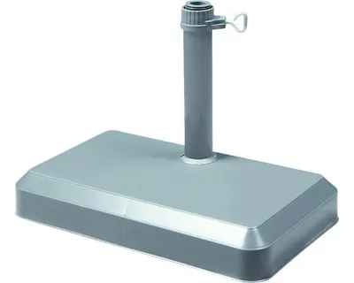 Obrázek produktu pro Stojan na slunečník balkonový betonový 20 kg 49 x 28 x 7,5 cm antracit