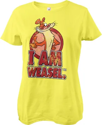 Obrázok produktu pre Dievčenské tričko I Am Weasel - veľké - žlté