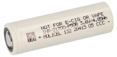 Produktbild von Molicel INR21700-P50B 5000mAh 3,6 V Li-Ion Zelle, Flat Top