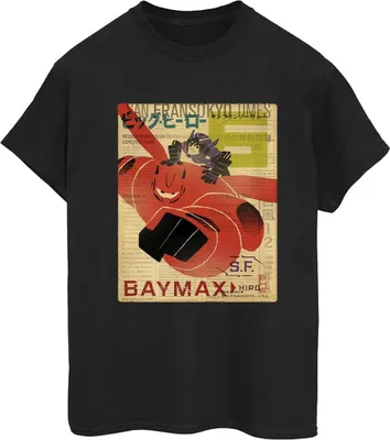 Produktbild von Disney - "Big Hero 6" T-Shirt für Damen BI15472 (S) (Schwarz)