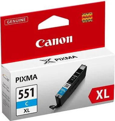 Image de Canon CLI-551XL C w/sec Cartouche d'impression 1 pièce(s) Original Haut (XL-) Rendement Photo cyan