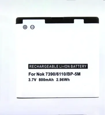 Produktbild von Akku für Telefunken Eurofon T900 Li-Ion 3,7 Volt 800 mAh schwarz.