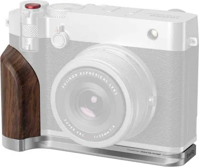 Immagine prodotto di SMALLRIG Impugnatura grigia con impugnatura in legno per Fujifilm GFX100RF