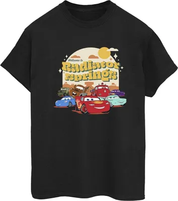 Produktbild von Disney - "Cars Radiator Springs" T-Shirt für Damen BI16251 (5XL) (Schwarz)