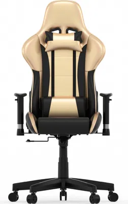 Produktbild von Spielestuhl GoldGamer Deluxe - Schreibtischstuhl - Racing Gaming Stuhl - Schwarzgold