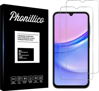 Image de Verre trempé pour Samsung Galaxy A15 4G / A15 5G [2 pièces] Protection d'écran Screen Protector Film Anti-Rayures Glas Resistant Phonillico®