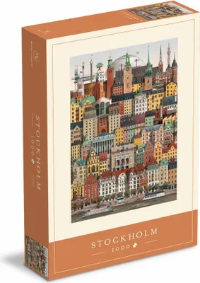 Produktbild von Martin Schwartz Puzzle Štokholm, mesto Puzzle Švédsko, 50 x 70 cm, 1000 dielikov, MS0603