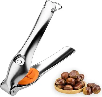 Produktbild von Kastanienöffner - rostfreier Stahl Kastanienknacker - multifunktionaler Walnussöffner Küchenwerkzeug - Küchengerät