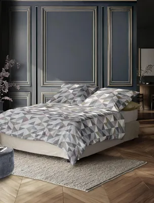 Produktbild von Irisette GmbH & Co. KG Mako-Satin Bettwäsche Set Wave 8509 Farbe multi Größe 155x220+80x80
