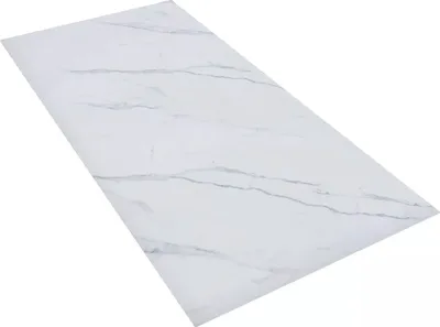 Produktbild von 100x210cm weißes Marmormuster Duschrückwand Aluverbundplatte Fliesenersatz 3mm Aluminiumverbundplatte Aluplatte Alu