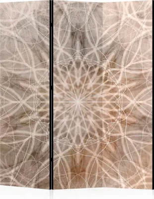 Zdjęcie produktu dla LUMASOUL Parawan jednostronny, parawan do wnętrz, motyw boho, 135 x 172 cm