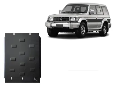 Obrázok produktu pre Ochranný kryt prevodovky z ocele pre vozidlá Mitsubishi Pajero 2, modelové roky 1999 - 2007