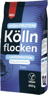 Kölln High Protein Köllnflocken Oat mit Haferproteinpulver 450g
