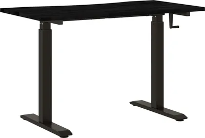 Obrázok produktu pre vidaXL Písací stôl s úložným priestorom čierny a tmavohnedý 120 x 60 cm