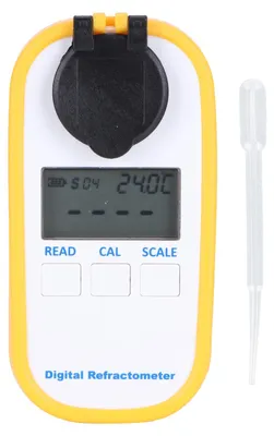 Obrázok produktu pre 0-50% LCD digitálny refraktometer, prenosný, ručný digitálny prístroj na meranie obsahu cukru