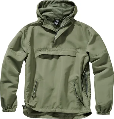 Produktbild von Brandit Summer Windbreaker Hoodie, oliv, 2XL