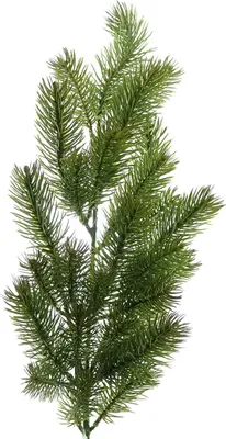 Produktbild von Weihnachtsdeko Tannenzweig Grün 40 cm - Kunstpflanzen