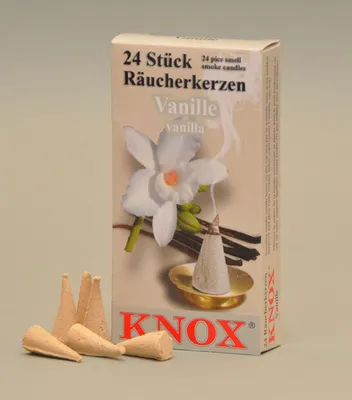 Produktbild von Knox Räucherkerzen - Vanille 24 Stück