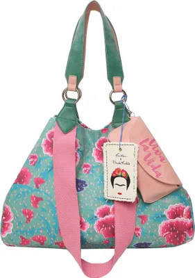 Produktbild von Fritzi aus Preußen Izzy Limited Canvas Shopper Flower Green grün