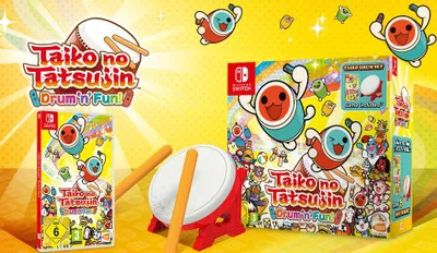 Produktbild von BANDAI NAMCO Entertainment Taiko no Tatsujin: Drum ‘n’ Fun! Bundle Nintendo Switch