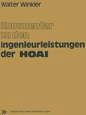 Immagine prodotto di Kommentar zu den Ingenieurleistungen der Honorarordnung für Architekten und Ingenieure (HOAI)