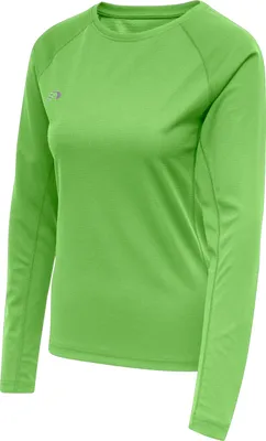 Produktbild von Hummel Womens Core Running T-shirt L/s, GREEN FLASH, XS, Damen