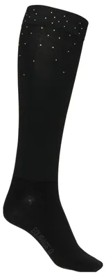 Produktbild von Equipage Reitsocken mit Strasssteinen, schwarz - Gr. 42-46