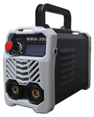 Immagine prodotto di Saldatrice ad elettrodo MMA - MMA-300 - 3,8 kW - 20–300 A regolabile in continuo - Spina UE - Con portaelettrodo e maschera