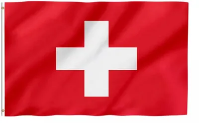 Immagine prodotto di Bandiera svizzera – Bandiera della Svizzera – 150/90 cm – Qualità professionale – Poliestere – Bandiera – CHPN