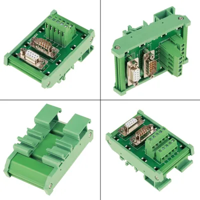 Produktbild von Modul rozhrania DB9-MG6 pre montáž na DIN lištu, samec / samica, rozbočovacia doska