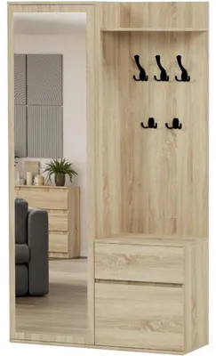 Produktbild von Garderobe - Eiche Sonoma - 100 x 35 x 181 cm - Modern V-5