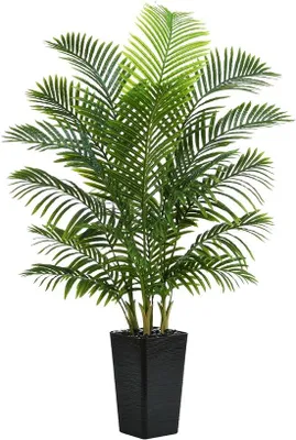 Produktbild von Unyqoos® 150 cm hohe künstliche Areca-Palme für Innenraumdekoration und stilvolle Atmosphäre