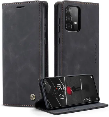 Immagine prodotto di Custodia Samsung Galaxy A52 4G, 5G, A52s5G Custodia per cellulare Flip Case Nero