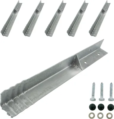 Produktbild von 6 x HOQ Sicherheits-Winkelanker 45 x 45 x 500 mm