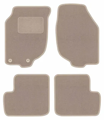 Obrázek produktu pro Velurové autokoberce pro: Rover 25 1999-2005 (hatchback) – sada 4 ks, béžové, na míru – Wielganizator LUX