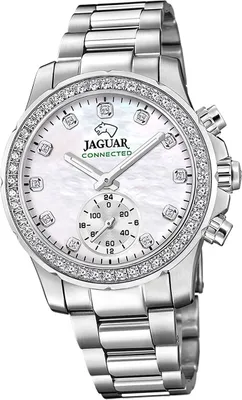 Produktbild von Jaguar Edelstahl Damen Uhr Multifunktion Sport Elegant silber Connected D2UJ980/1