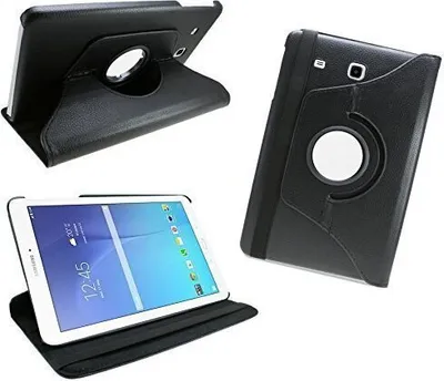 Zdjęcie produktu dla Etui obrotowe 360° na tablet Samsung Galaxy Tab E 9,6" T560N czarne