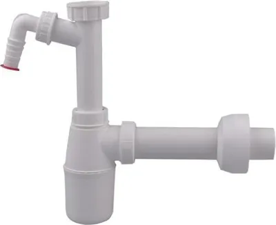 Produktbild von HL Hutterer & Lechner HL132/40 WT-Siphon DN40x5/4 Zoll m. Rosette, 1 Stk.